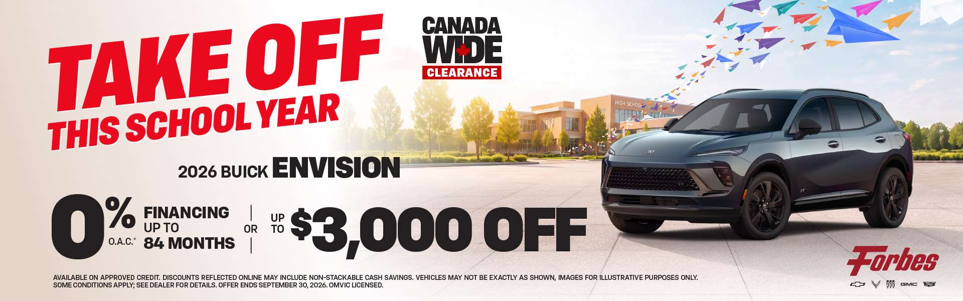 2026 Buick Envision - 0% Financing For 84 Months O.A.C.* OR Up To $3,000 Off